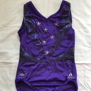USA Olympic Adidas GK Elite Gymnastics Leotard